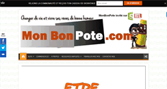 Desktop Screenshot of monbonpote.com